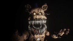 Nightmare Fredbear vr model showcase {help wanted}