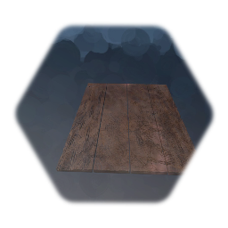 Wood planks bulky rotten