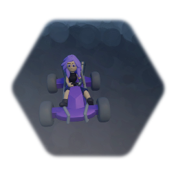 Lucinia in a go kart inproved