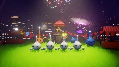 The bon odori island. (Ay) ( a rhythm heaven island)
