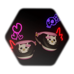 <clue>*🍉Hello Kitty-Black Croks<uiskull>*