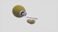 Gently holds template