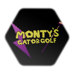 Monty's Gator Golf Logo