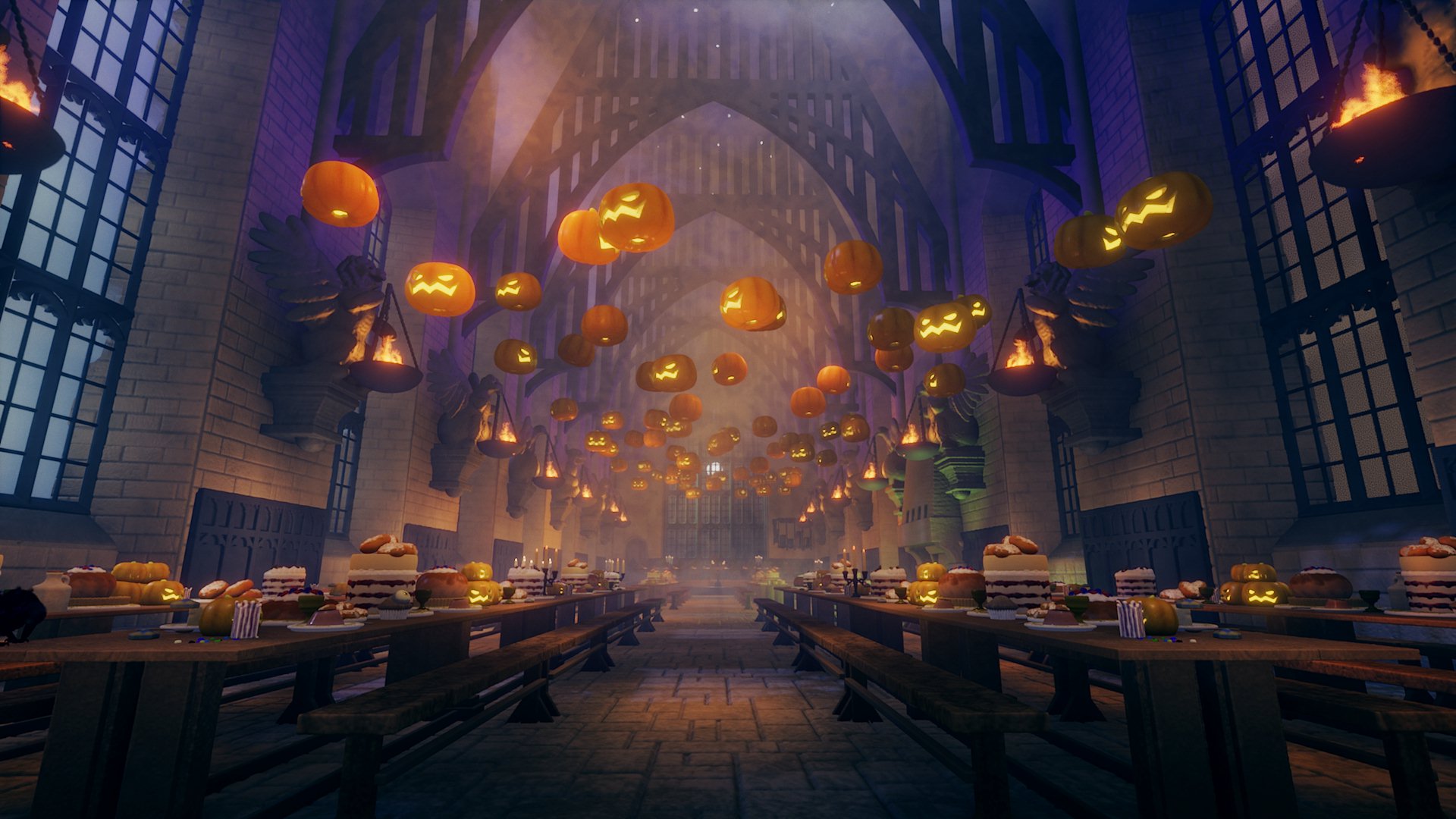 Hogwarts great hall halloween sale