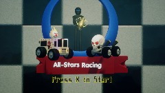 All-Stars racing title screen