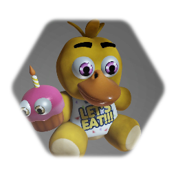 Chica the chicken & Mr. Cupcake plush V1