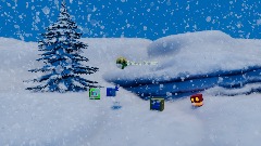 Snowy Forest - Geometry Dash