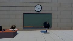 Teacher Writing On Board Animation