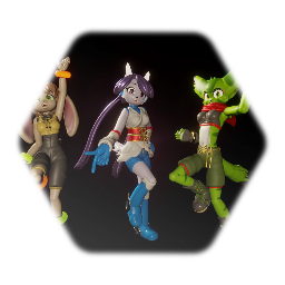 Freedom Planet 2's Trio