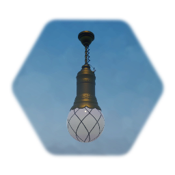 Victorian Carbon Arc Lamp