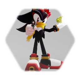 Stylized Shadow the hedgehog model