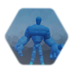 muscular puppet