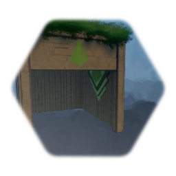 Forest hut square