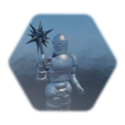 Basic Knight w/  Morningstar/Flail EARLY WIP