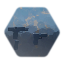 Low poly Glock