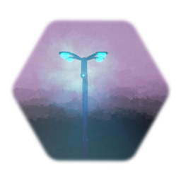 Street Light with Hologram Module