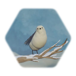 シマエナガ Long-tailed Tit