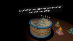 Virtual Birthday Cake