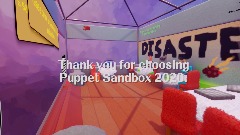 Puppet Sandbox 2020 Relaxation Booth.