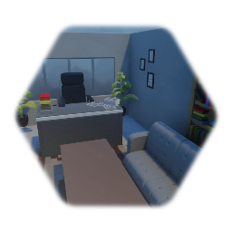 office room with laboratory