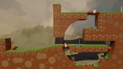 2D Pinball-Platform Example Level