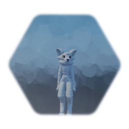 White Anthro Fox
