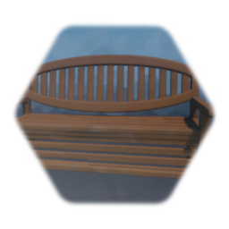 Park Bench Curved 3