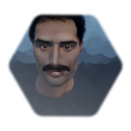 Freddie Mercury head