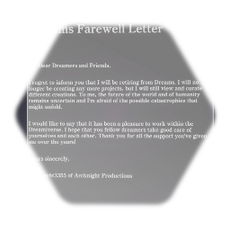 <uiinfo> MY FAREWELL MESSAGE