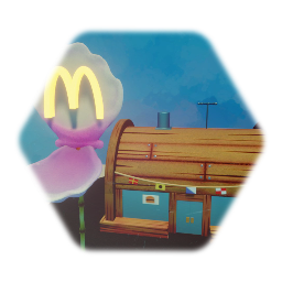 Krusty Krab but it has McDonald's logo on the clam