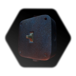 Grabbable Rusty Light Switch With Logic