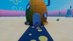Sonic visits SpongeBob