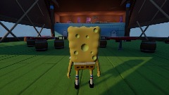 Sponge bob at the krusty crab