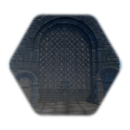 Castle wall segment
