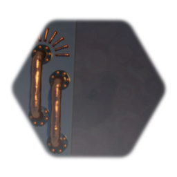 Copper pipe w/flange