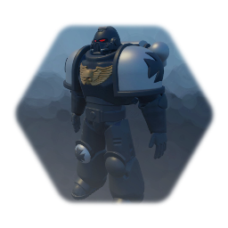 Space marine puppet (Black templar)