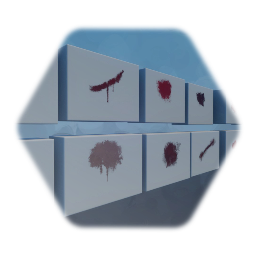Blood splatter assets