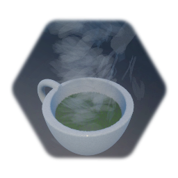 Teacup - with Matcha and Steam