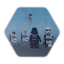 Remix of Remix of LEGO  STAR WARS DARTH VARDER and STORM mk3