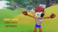 Crash Bandicoot 1 menu