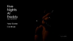 Five Nights at Freddy's Remastered Edition Main Menu