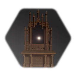 Mirror desk #CUAJ-Gothic Castle