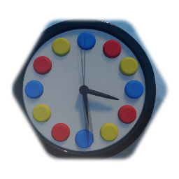 Clock with different numbers