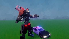 Barricade transformation animation