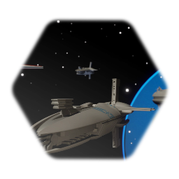Separatist frigate