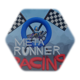 Meta runner racing logo
