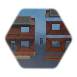 Unexciting Western house front builder - Hollywood Set