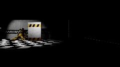 William beating a door