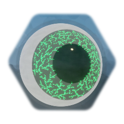 Eyeball 40 Black With Emerald Green Energy (Complete)