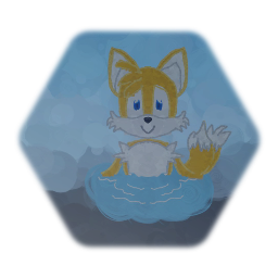 Tails Having a Swim